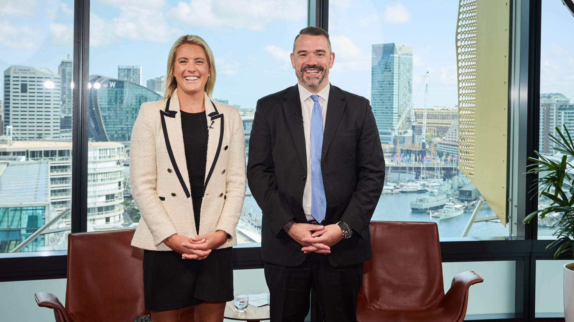 Schroders' Elise Kennedy and Livewire's Chris Conway