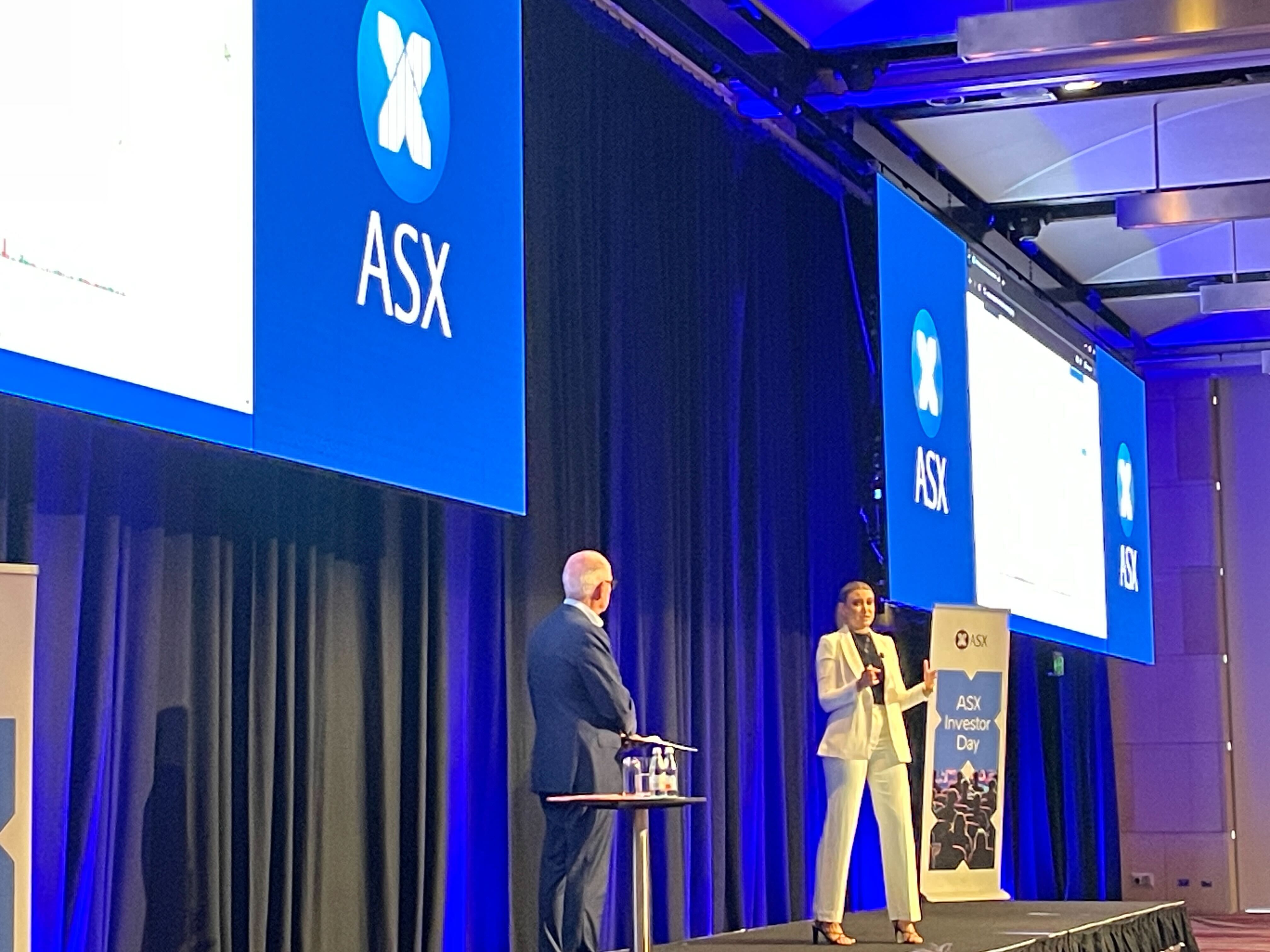 Grady Wulff presenting Buy Hold Sell at the ASX Investor Day in Sydney