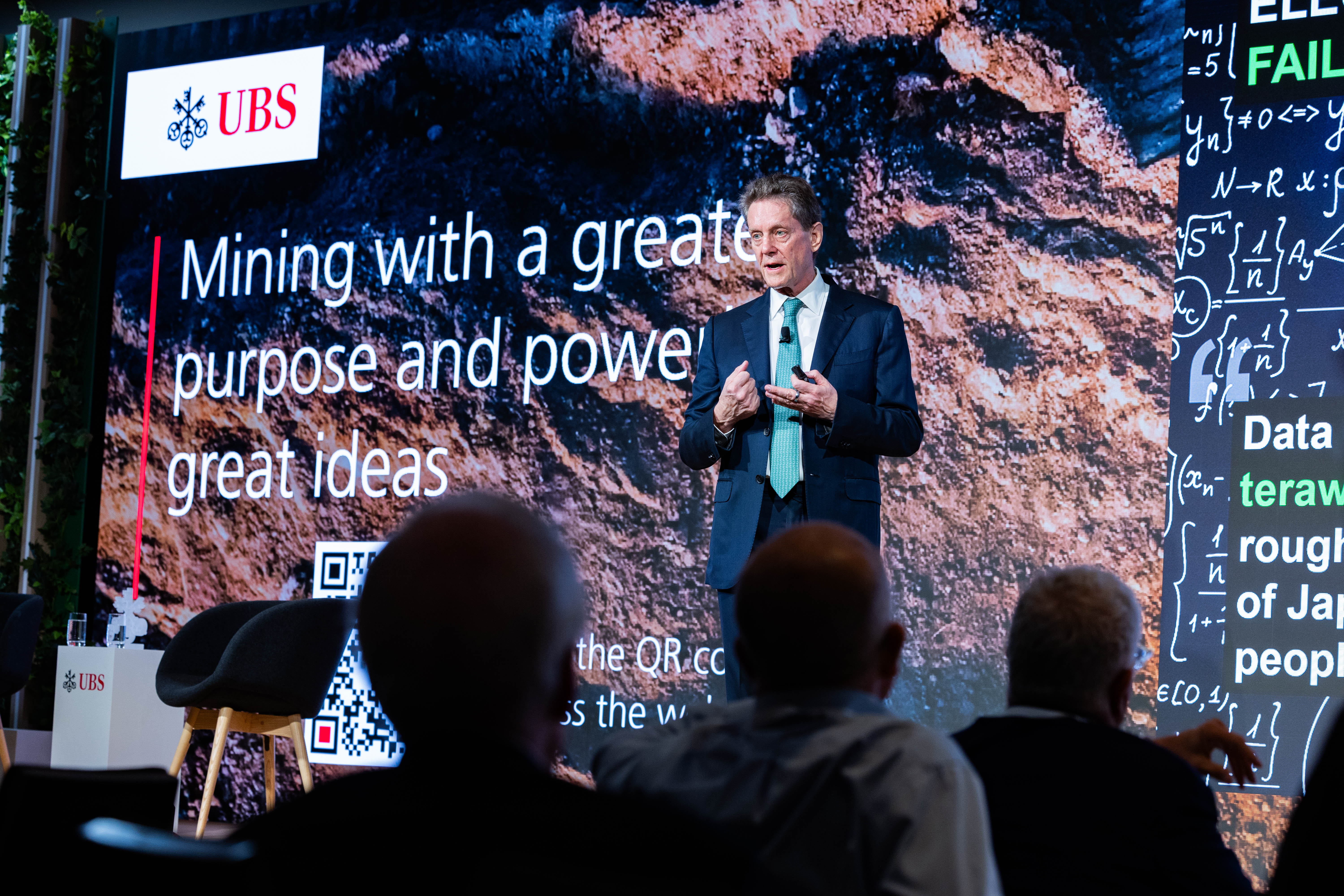 Robert Friedland presents at the UBS Australasia Conference 2024. Photographer: Scott Ehle