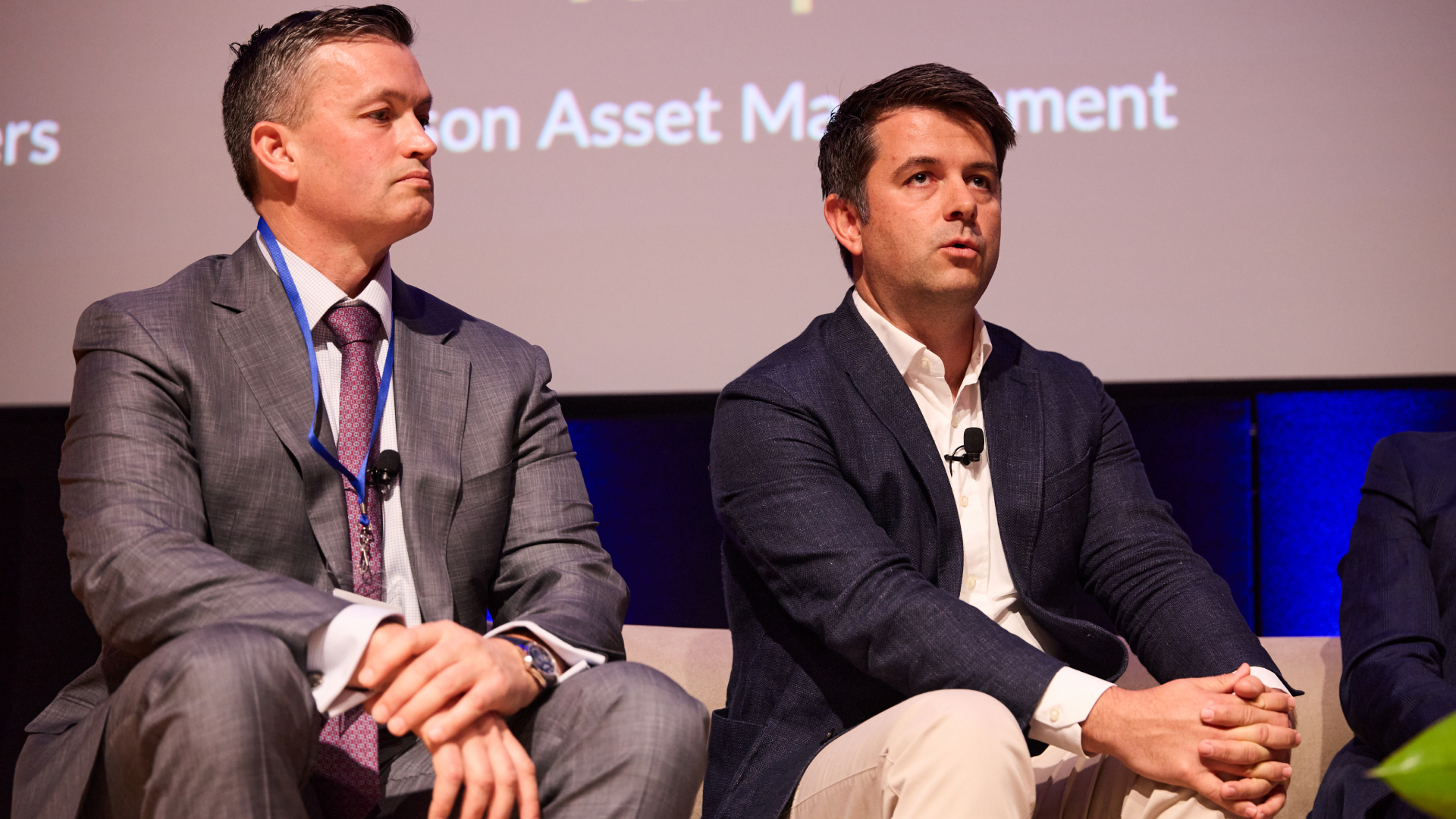 Wilson Asset Mangement's Matthew Haupt and Five V's Srdjan Dangubic