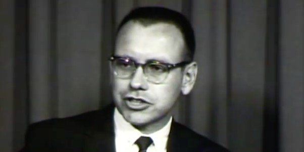 Warren Buffett as a young man. KMTV
Omaha/Jeremy Harris Lipschultz/YouTube