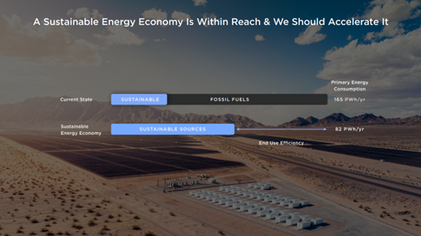 The Master Plan Three emphasizes both energy efficiency gains from new processes but also new sources.
