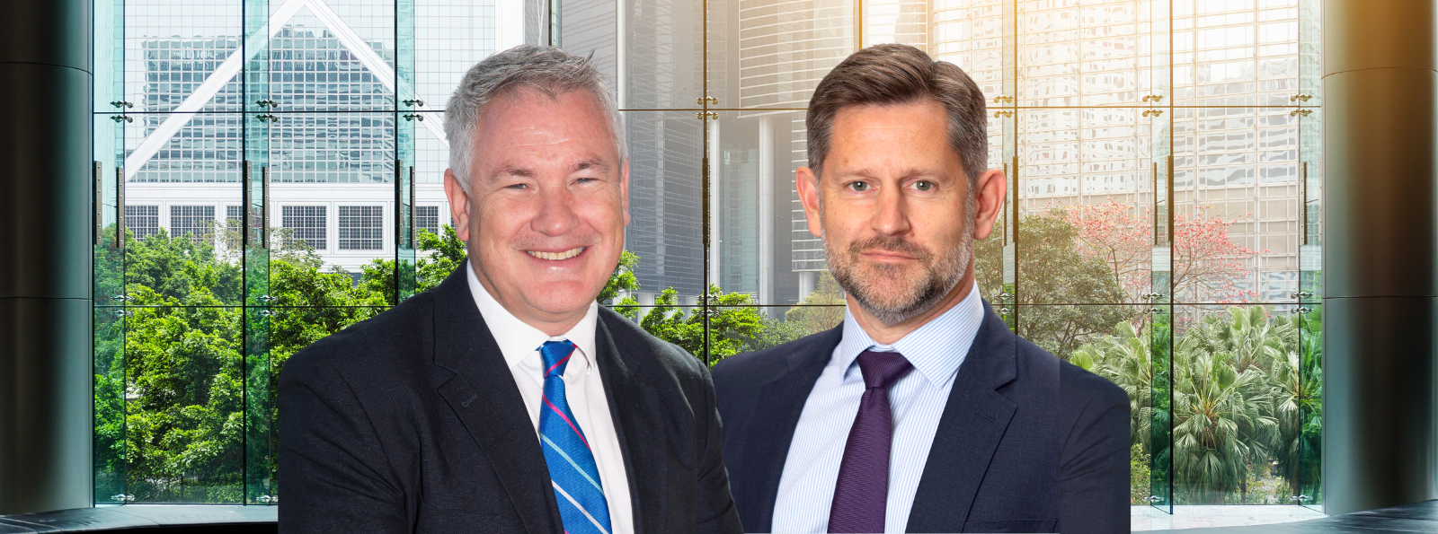 Fidelity International's Richard Dinham and Mercer's Nick White