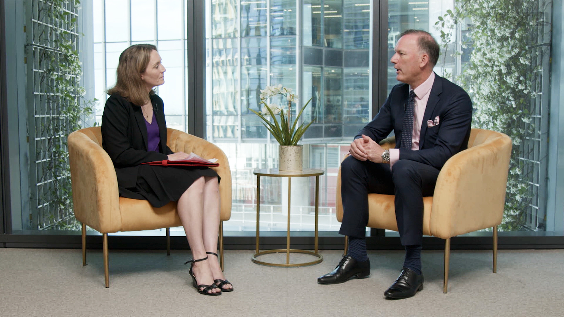 Livewire's Sara Allen and Western Asset Management's Anthony Kirkham