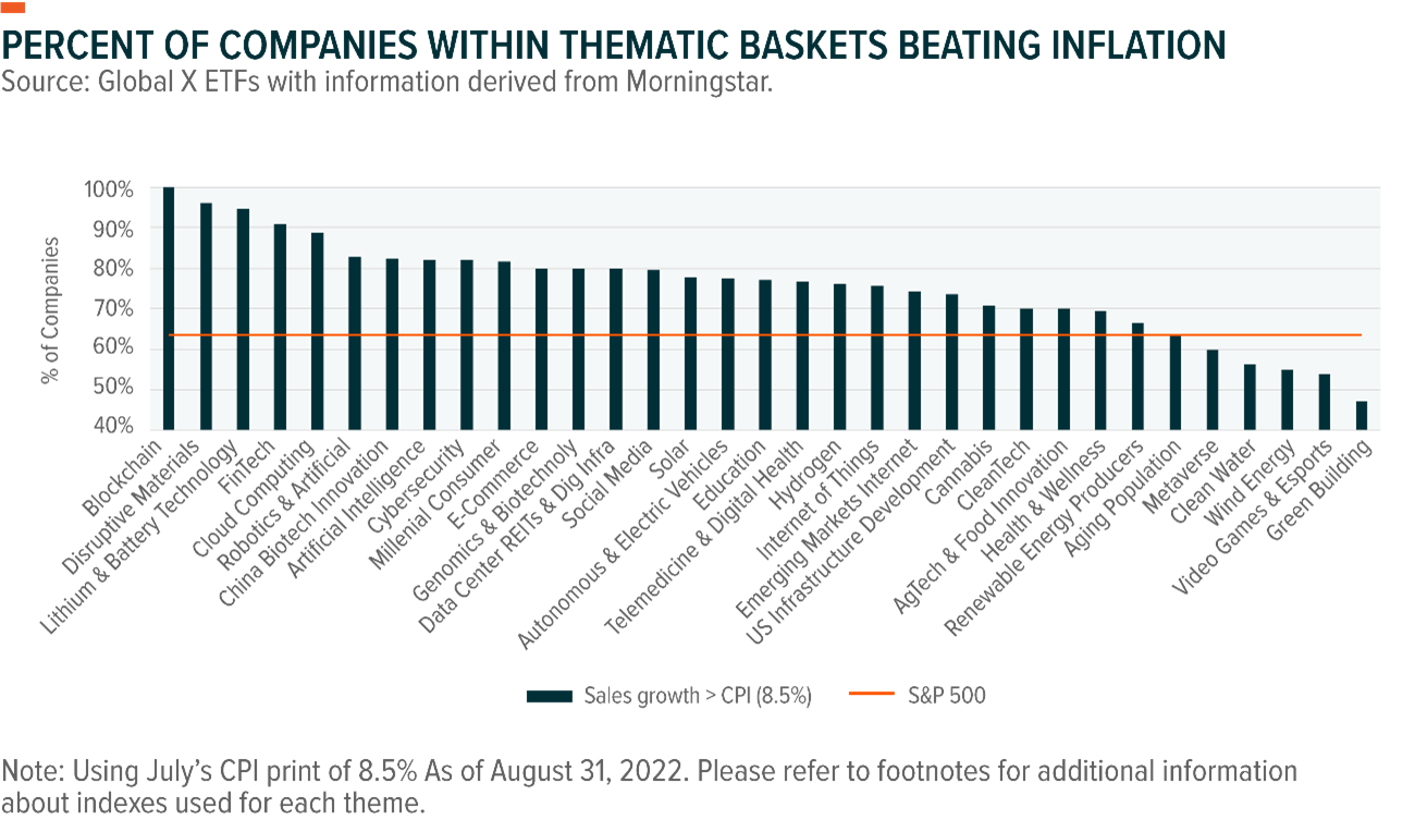 Source: Global X ETFs with information derived from Morningstar.