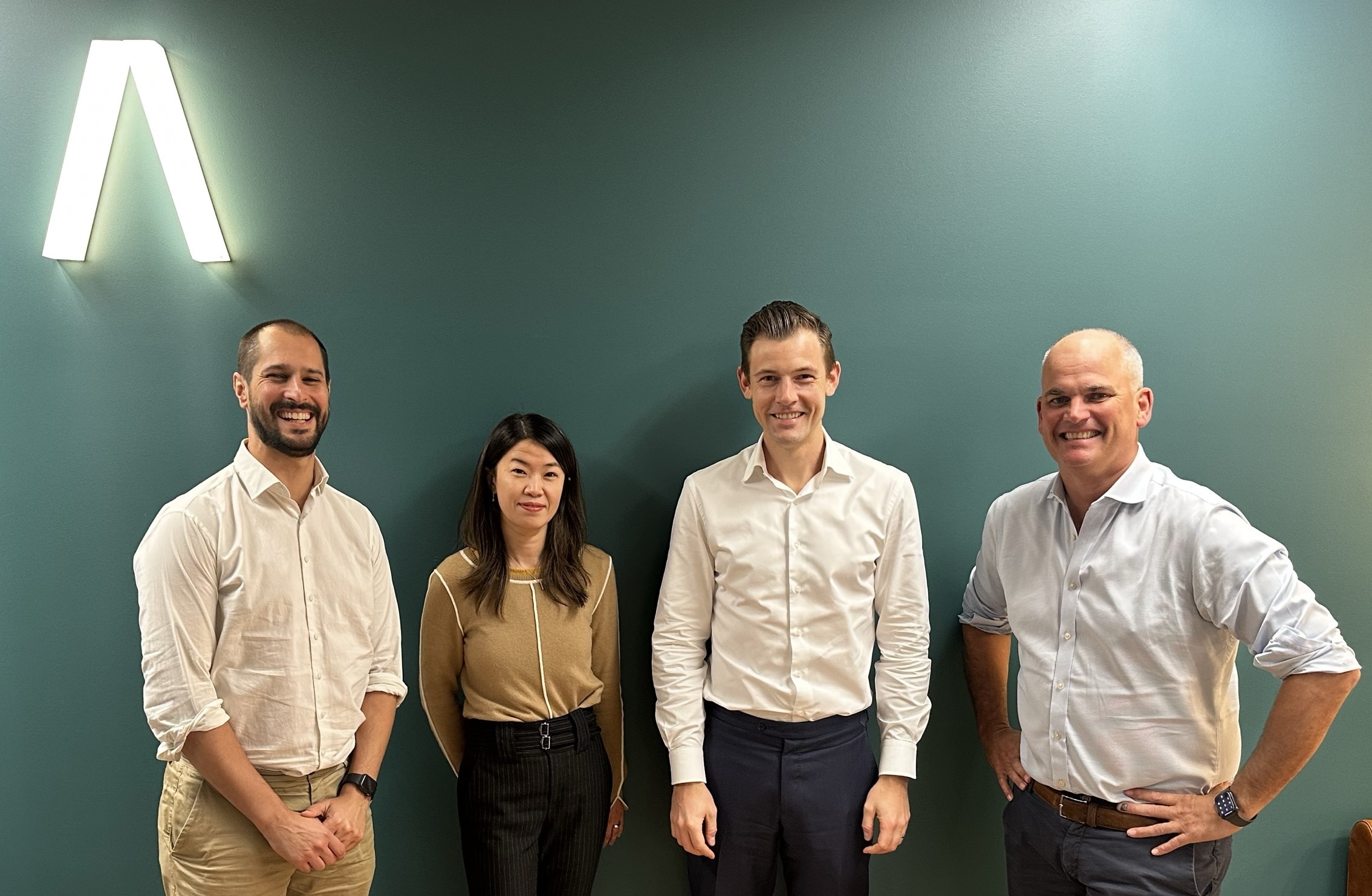 The Munro Partners team (from L-R); James Tsinidis, Qiao Ma, Kieran Moore, Nick Griffin 