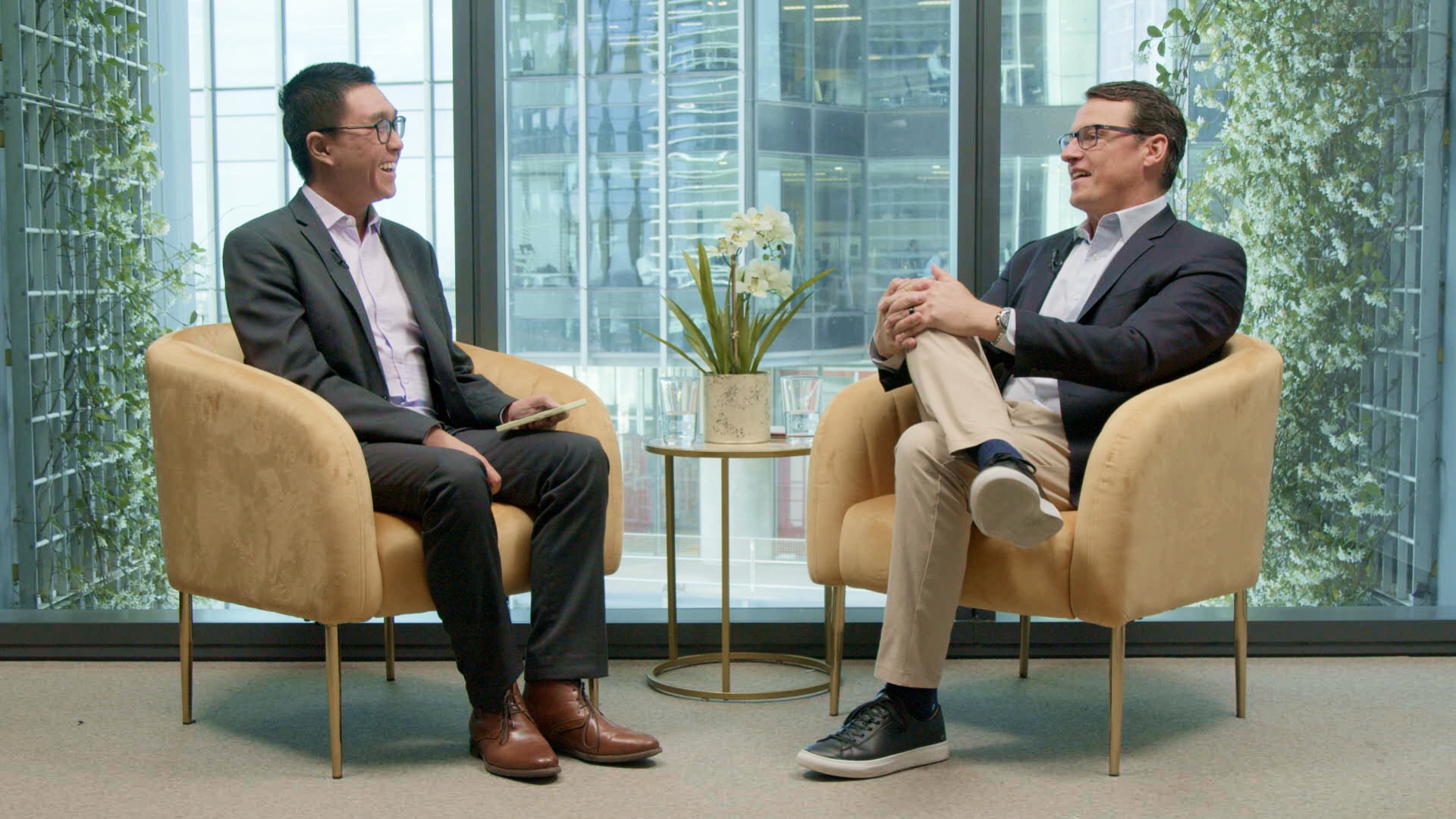 Livewire's Hans Lee and Ryan Quinn of WCM Investment Management