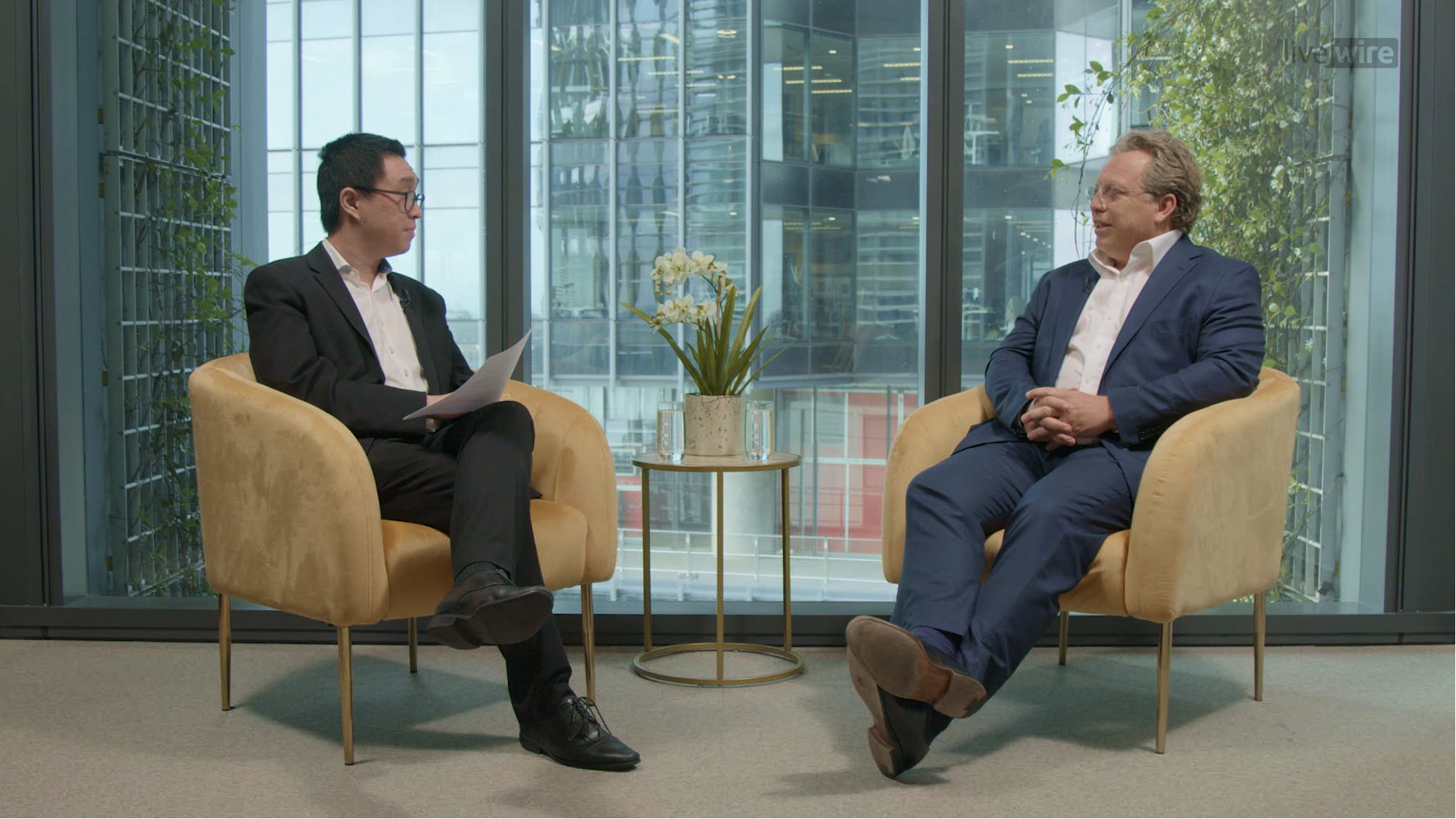 Livewire's Hans Lee and Man Group's Andrew Swan