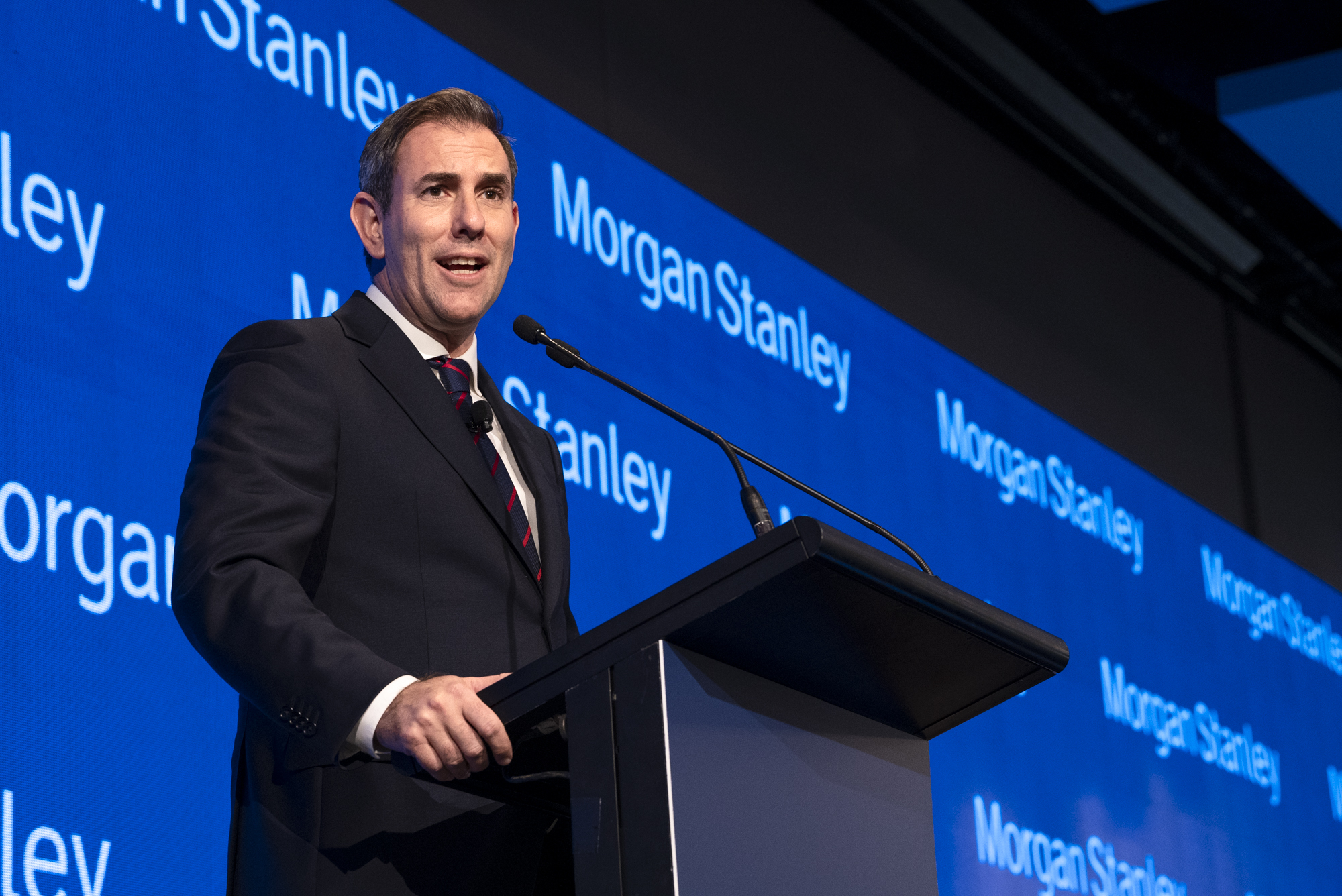 The Hon Dr Jim Chalmers MP, Federal Treasurer speaking at the Morgan Stanley Australia Summit 202