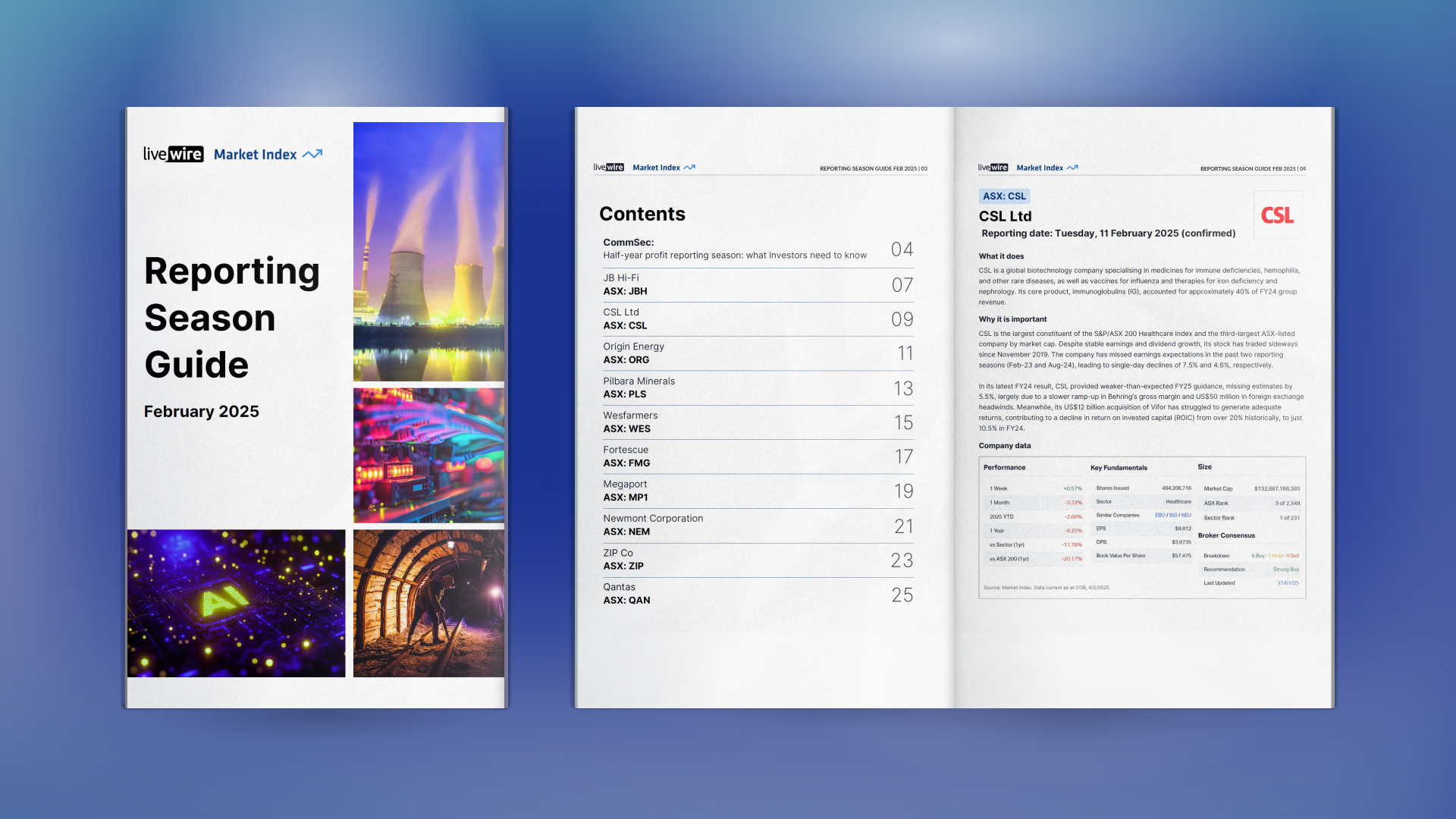 Livewire's February 2025 Reporting Season Guide - downloadable below